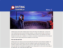 Tablet Screenshot of datingcoupons.net